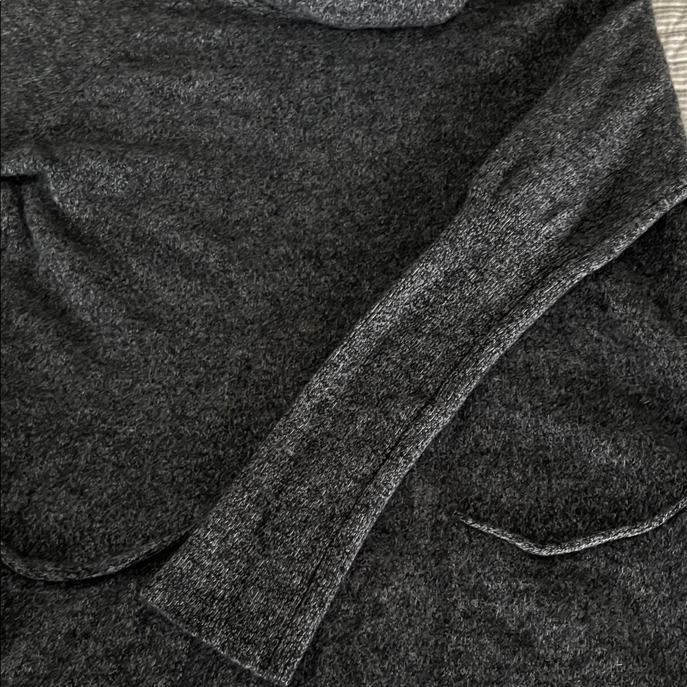 Brodie Cashmere Charcoal Turtleneck Sweater - Picture 5 of 6